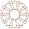 Ekena Millwork Augustus Wood Fretwork Pierced Ceiling Medallion, Cherry, 38"OD x 13 3/8"ID x 3/8"T CMWP38X38X0375AUCH - alternate 2